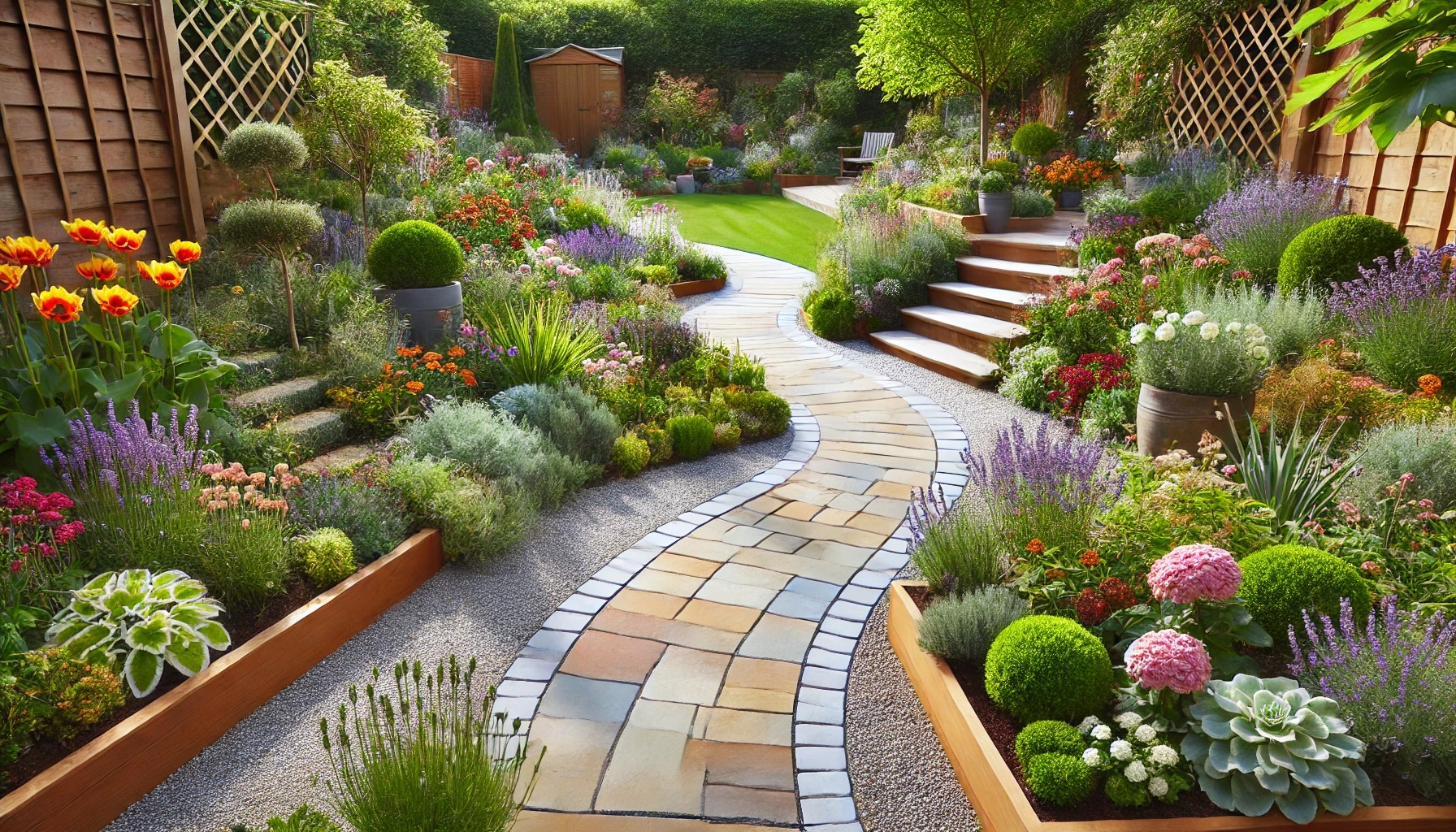 ガーデニングで小道の作り方応用編